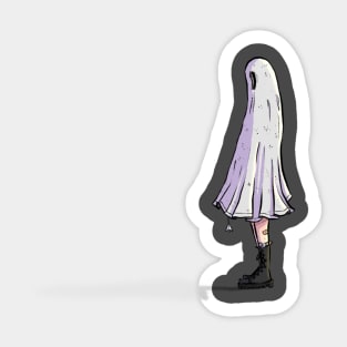 Ghost Girl Sticker